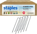 Sandbaggy 6 inch Landscape Sod Staples (9 Gauge Steel) ~ Great for Hard Soil - 20% Thicker Than Competition - Trusted by Farmers & Contractors Across USA (1000 Staples) by CozyNest Decor