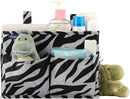 Surblue Caddy Hanging Organizer Bedside Storage Bag for Bunk and Hospital Beds, Zebra, Small by CozyNest Decor
