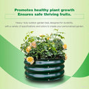 GARDMAX 2x2x1FT Galvanized Round Raised Garden Bed Kit, Metal Planter Boxes Outdoor with Easy Assembly, Large Garden Bed for Vegetables, Fruits, Flower, Herbs Dark Green by CozyNest Decor