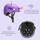 KAMUGO Kids Bike Helmet Set, Toddler Helmet for Ages 2-8 Boys Girls with Sports Protective Gear Set Knee Elbow Wrist Pads for Skateboard Cycling Scooter Rollerblading by TinyTreasures Baby Boutique