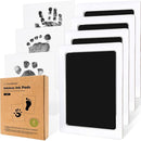 4-Pack Inkless Baby Hand and Footprint Kit - Mess Free Ink Pad for Newborn Keepsake, Dog Nose & Paw Print Kit, Clean Touch Ink Pad for Baby Hand & Footprints, Ideal New Mom Gifts (Jet Black, L) by TinyTreasures Baby Boutique