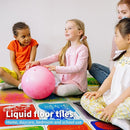 Art3d Liquid Fusion Activity Play Mat for Kids, Pack of 9 Tiles 12" X 12", Multi-Color by TinyTreasures Baby Boutique