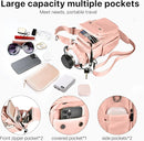 Water Bottle Holder with Strap 32 40oz Crossbody Insulated Water Bottle Carrier Sling Bag with Adjustable Wide Strap and Phone Purse 5 Pockets for Walking Hiking Gym Travel by TinyTreasures Baby Boutique