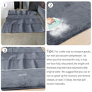 Baby Play Mat for Floor,Extra Large 79"×118" Tummy Time Mat,Thicker Memory Foam Mat for Toddler,Infant,Kids,Water Repellent Ultra Soft Coral Velvet,Non-Slip Backing Safe for Crawling(Dark Grey) by TinyTreasures Baby Boutique