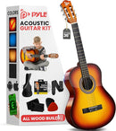 Pyle 6 String Acoustic Guitar, Right, 6 Brown Burst, Gloss, 36" (PGACLS82BB) by TinyTreasures Baby Boutique