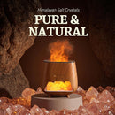 Essential Oil Diffuser for Home: 200ml Aromatherapy Diffuser with Himalayan Pink Salt Rock, Cool Mist Humidifier with Auto Off Function and 9 Colors LED Night Light for Bedroom by TinyTreasures Baby Boutique
