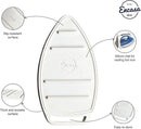 Encasa Homes Silicon Mat for Hot Iron Rest - Heat Resistant, Anti - Slip, Thicker Pad for Protecting Your Table During Ironing, Non-Burning, Machine Washable, Durable - White by CozyNest Decor