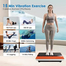 Vibration Plate Exercise Machine - Whole Body Workout Vibration Platform Lymphatic Drainage Machine for Weight Loss Home Fitness with Resistance Bands Remote by CozyNest Decor