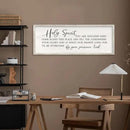Holy Spirit You are Welcome Here Wall Decor Art 32x12 Inch Large Christian Song Bible Verse Plaque Wood Framed Sign Living Room Scripture Quote Religious For Office Wall Hanging (White)