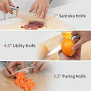 ZHANG XIAO QUAN SINCE 1628 15Pcs Knife Block Set,kitchen knife set with Built-in Sharpener Razor-Sharp High Carbon Stainless Steel Dishwasher Safe(Silver) by CozyNest Decor
