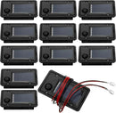 12 Pcs Solar Lantern Light Replacement Tops Parts for Outdoor Waterproof LED Panel Battery Box Replacement Solar Light Parts for Outdoor DIY Lanterns Garden Patio Decor by CozyNest Decor