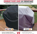 Unicook Heavy Duty Waterproof Barbecue Gas Grill Cover, 65-inch BBQ Cover, Special Fade and UV Resistant Material, Durable and Convenient, Fits Grills of Weber Char-Broil Nexgrill Brinkmann and More by GreenHaven Gardens