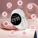 Kids Watches for Girls Boys Digital Sport Watch with Step Counter Pedometer Vibration Alarm Clock, No App Waterproof Fitness Tracker Kids Watch Boys Girls Teens Students Ages 5-16 by TinyTreasures Baby Boutique
