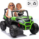 24V 2 Seater Kids Ride On Car with Remote Control,4WD Battery Powered,Electric Vehicles Toy Car for 3+ Years Kids(Green) by TinyTreasures Baby Boutique