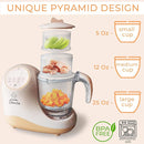 Baby Food Maker Chopper Grinder - Mills and Steamer 8 in 1 Processor for Toddlers - Steam, Blend, Chop, Disinfect, Clean, 20 Oz Tritan Stirring Cup, Touch Control Panel, Auto Shut-Off, 110V Only by TinyTreasures Baby Boutique