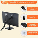 TV Safety Straps Adjustable, Adhesive Anti-Tip Furniture Anchor for Flat Screen, TV and Furniture Safety Straps for Baby Proofing, Black by TinyTreasures Baby Boutique