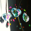 HDCRYSTALGIFTS 6pcs 50mm Crystal Heart Prism Suncatcher Window Sun Catchers Crystals Hanging Decorations Rainbow Maker Pendant Christmas Ornaments by GreenHaven Gardens