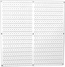 Wall Control Pegboard Organizer 4 ft. Metal Standard Tool Storage Kit With White Toolboard and Accessories - 30-P-3232W by GreenHaven Gardens