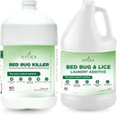 Bed Bug & Lice Elimination Duo Kit- Includes Lice & Bed Bug Spray & Lice & Bed Bug Laundry Additive - Gentle Formula - Effective Pest Control for Home & Travel (2 Pack, 1 Gallon Each) by CozyNest Decor