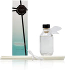 LOVSPA Reed Diffuser Set, Summer Linen Scented Oil Diffuser with Sticks, Home Fragrance Accessories for Bathroom Shelf Decor, Aroma Diffusers for Home or Office Desk, USA Made by CozyNest Decor
