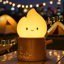 Torch Night Light with Sound Machine for Baby, 2 Modes Candlelight & Night Lamp, Sleep Aid White Noise Soother, Dimmable Warm Night Light for Baby Nursery, Toddler Kids Bedroom by TinyTreasures Baby Boutique