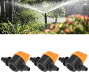 TOPINCN 100pcs Barbed Ball Valve, Drip Irrigation Universal Barbed Valve Mini Pipe Water Valve Through Type Valve Misting Tube Valve for Garden Seeding Cultivation Irrigation by GreenHaven Gardens