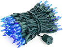 Brizled Blue Christmas Lights, 33ft 100 LED Christmas String Lights, 120V UL Certified Plug-in Xmas Tree Light Connectable Mini Xmas Light Waterproof for Home Party Wedding Indoor Outdoor Decorations by TinyTreasures Baby Boutique