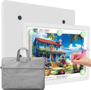 Elice Magnetic A3 Light Board with Bag for Diamond Painting, Tracing LED Light Box with Side Buttons, Super Bright Diamond Art Light Pad, Light Table for Drawing, Sketching, Weeding Vinyl - White by TinyTreasures Baby Boutique