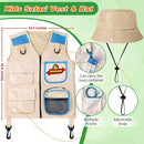 Kids Explorer Kit & Bug Catcher Kit, Kids Camping Gear for Kids, Outdoor Exploration Set with Vest & Hat, Ideal Outdoor Camping Adventure Toys for Ages 3 4 5 6 7 8 Boys Girls by TinyTreasures Baby Boutique