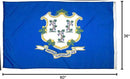 FlagSource Connecticut Nylon State Flag, Made in the USA, 3x5' by GreenHaven Gardens