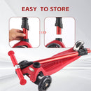 3 Wheel Scooter for Kids Ages 6-12,Kids Scooter with Light Up Wheels, Sturdy Deck Design, and 4 Height Adjustable Suitable for Kid Ages 3-12 by TinyTreasures Baby Boutique