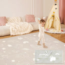 Baby Play Mat, 79" X 71" X 0.6" Extra Large & Thick Reversible Foldable Play Mats for Babies and Toddlers, Anti-Slip Portable Baby Floor Mat for Tummy Time, Baby Mat for Floor with Travel Bag by TinyTreasures Baby Boutique