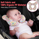 KAKIBLIN Baby Neck Pillow, Upgraded Baby Support Pillow,Baby Neck Support Pillow for Carseat, Newborn Neck Support for Car Seat,Pushchair,Travel (Flower) by TinyTreasures Baby Boutique