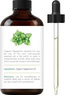 Handcraft Blends Organic Peppermint Essential Oil – 1 Fl Oz – 100% Pure and Natural – Premium Grade Essential Oil for Diffuser and Aromatherapy by CozyNest Decor