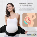 NeoTech Care Pregnancy Support Maternity Belt, Waist/Back/Abdomen Band, Belly Brace (Size L, Black Color) by TinyTreasures Baby Boutique