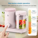 Baby Food Maker Bellababy Baby Food Processor, Puree Blender Steamer with Reversible Steam Basket, One Button Easy Operation & Large Opening for Easy Cleaning by TinyTreasures Baby Boutique