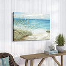 cozy country Coastal Wall Art 45"x30" - Beach Pictures Ocean Canvas Decor - Nautical Artwork Seascape Hand Painting for Living Room, Sea House by CozyNest Decor