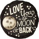 Spoontiques - Garden Décor - Moon & Back Stepping Stone - Decorative Stone for Garden by CozyNest Decor