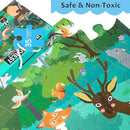 Jumbo Floor Puzzle for Kids, Large Jigsaw Puzzles 35 Piece for Kids Ages 3-5,Preschool Learning & Education Toys, Gifts for 4-8 Year Old Boys and Girls (Forest Animals) by TinyTreasures Baby Boutique