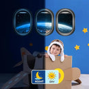 Quanhaigou Glow in The Dark 3D Space Wall Decals, Set of 3 Galaxy Window Stickers for Wall,Planet Themed Room Decor for Kids Boys by CozyNest Decor