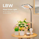 LBW Grow Light for Indoor Plants,144 LED Full Spectrum Plant Light for Indoor Plants, Large Desk Grow Lamp with On/Off Switch, Height Adjustable, Flexible Gooseneck, Ideal for Indoor Grow by GreenHaven Gardens