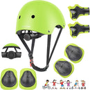 DaCool Kids Bike Helmet Set Skateboard Knee Pads - Kids Helmet Elbow Pads Wrist Guards Adjustable for 3~10yrs Girl Boy Kids Protective Gear Set for Sport Cycling Bike Roller Skating Scooter by TinyTreasures Baby Boutique