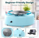 Alldeer Mini Pottery Wheel Machine - 6" Upgraded Clay Wheel for Beginners & Kids, 75W Motor, Adjustable Speed, Low Noise Ceramic Making Kit with 18PCS Sculpting Tools, Ideal for Home DIY by TinyTreasures Baby Boutique