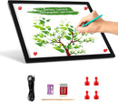 A4 Wireless Battery Powered Light Pad, TOHETO Tracing Light Box Dimmable Brightness Rechargeable LED Light Board Portable Cordless Copy Board for Artist Drawing Sketching X-ray Viewing by TinyTreasures Baby Boutique