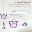 Sympathy Gifts for Loss of Daughter, Daughter Memorial Crystal Suncatcher Butterfly Rainbow Maker, Memorial Gifts for Loss of Daughter, in Memory of Daughter, Bereavement Gifts for Loss of Daughter by GreenHaven Gardens