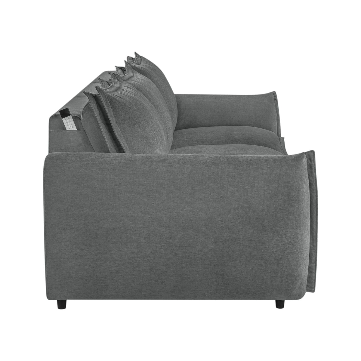 Eaden - Power Sofa With Sleeper - Gray, photo 3 of 4