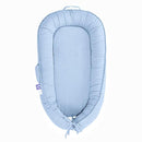 Infant Lounger, Baby Nest Cover for Baby Girls & Boys, Newborn Essentials for Baby 0-18+ Months, 100% Cotton Breathable (Baby Blue) by TinyTreasures Baby Boutique