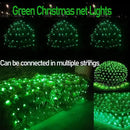 HISHINY Christmas Net Lights Outdoor, 5ftx5ft 100LED Green Wire, Connectable Bush Mesh Net Lights String for Christmas,St Patricks Party,Shrub,Yard,Tree (Green) by GreenHaven Gardens