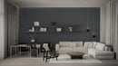 Dimoon 110''x17.7'' Grey Peel and Stick Wallpaper Contact Paper Modern Self Adhesive Wall Paper Removable Renter Friendly Textured Solid Color Shelf Cabinet Vinyl Roll (110''x17.7'',Dark Grey) by GreenHaven Gardens