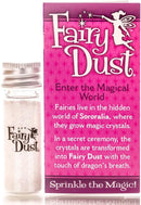 Fairy Dust Bottle Alabaster Pearl - Fairy Wand Included - Set of 2 by GreenHaven Gardens